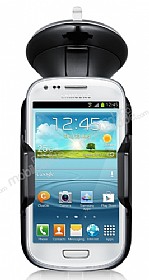 Eiroo Samsung i8190 Galaxy S3 mini Siyah Ara Tutucu