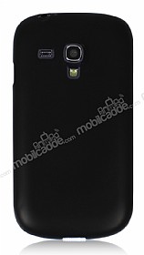 Samsung i8190 Galaxy S3 mini Ultra nce Siyah Silikon Klf