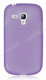 Samsung i8190 Galaxy S3 mini Ultra nce effaf Mor Silikon Klf