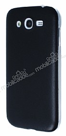 Samsung Galaxy Grand Ultra nce Deri Siyah Silikon Klf