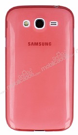 Samsung Galaxy Grand Ultra nce effaf Koyu Pembe Silikon Klf