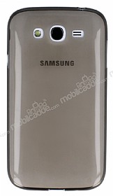 Samsung Galaxy Grand Ultra nce effaf Siyah Silikon Klf