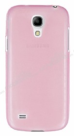 Samsung i9190 Galaxy S4 mini Ultra nce effaf Pembe Silikon Klf