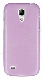 Samsung i9190 Galaxy S4 mini Ultra nce effaf Mor Silikon Klf