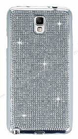 Eiroo Samsung N7500 Galaxy Note 3 Neo Tal Silver Silikon Klf