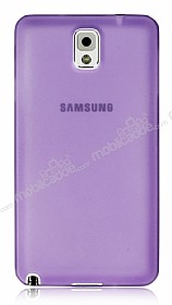 Samsung N9000 Galaxy Note 3 Ultra nce effaf Mor Silikon Klf