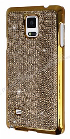 Eiroo Glows Samsung N9100 Galaxy Note 4 Tal Rose Gold Rubber Klf