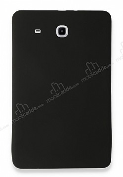 Eiroo Samsung T560 Galaxy Tab E Siyah Silikon Klf