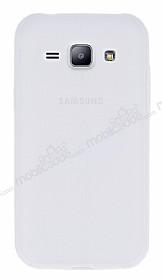 Samsung Galaxy J1 Deri Desenli Ultra nce effaf Silikon Klf