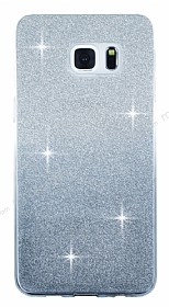 Samsung Galaxy S6 Edge Plus Silver Simli Silikon Klf