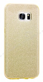 Eiroo Silvery Samsung Galaxy Note 5 Simli Gold Silikon Klf