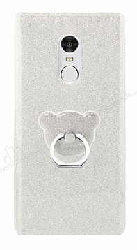 Eiroo Silvery Xiaomi Redmi Note 4 / Redmi Note 4X Simli Selfie Yzkl Silver Silikon Klf