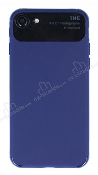 Eiroo Simplified iPhone 7 / 8 Lacivert Silikon Klf
