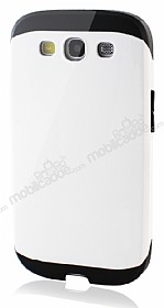 Eiroo Slim Power Samsung Galaxy S3 / S3 Neo Beyaz Klf