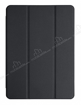 Eiroo Smart iPad 2 / 3 / 4 Kapakl Siyah Deri Klf