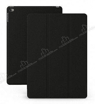 Eiroo Smart iPad Air / iPad 9.7 Kapakl Siyah Deri Klf