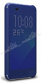 Eiroo Dot View HTC Desire 820 Uyku Modlu Mavi Klf