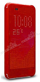 Eiroo Dot View HTC Desire 820 Uyku Modlu Krmz Klf