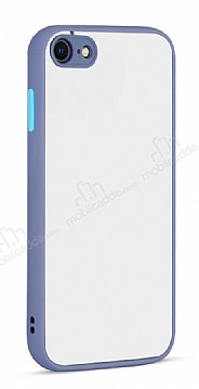 Eiroo Soft Touch iPhone 7 / 8 Ultra Koruma Mavi Klf