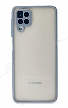 Eiroo Soft Touch Samsung Galaxy M12 Ultra Koruma Gri Klf