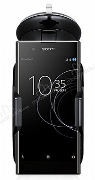 Eiroo Sony Xperia XA1 Plus Siyah Ara Tutucu