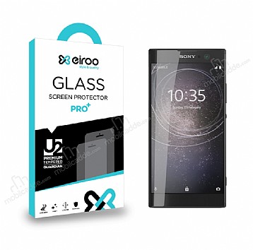 Eiroo Sony Xperia XA2 Tempered Glass Cam Ekran Koruyucu