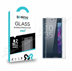 Eiroo Sony Xperia XZ Premium Tempered Glass effaf Full Cam Ekran Koruyucu