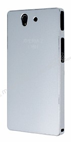 Eiroo Sony Xperia Z Silver Metal Klf