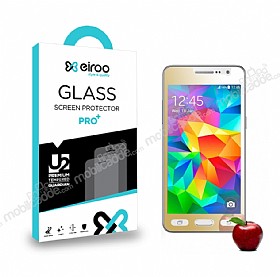 Eiroo Samsung Galaxy Grand Prime / Prime Plus Tempered Glass Ayna Gold Cam Ekran Koruyucu