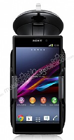 Eiroo Sony Xperia Z1 Siyah Ara Tutucu