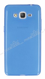 Samsung Galaxy Grand Prime / Prime Plus Ultra nce effaf Mavi Silikon Klf