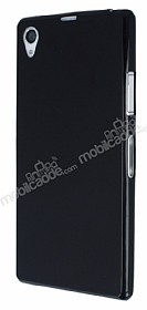 Sony Xperia Z1 Ultra nce Siyah Silikon Klf