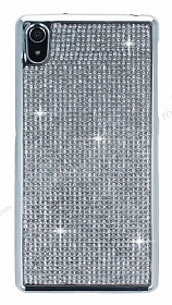Eiroo Sony Xperia Z2 Tal Silver Silikon Klf