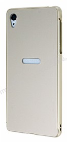 Eiroo Sony Xperia Z3 Plus Katmanl Metal Gold Klf