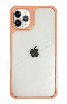 Eiroo Space iPhone 11 Pro Max Pembe Rubber Klf