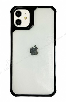 Eiroo Space iPhone 12 Mini 5.4 in Siyah Rubber Klf