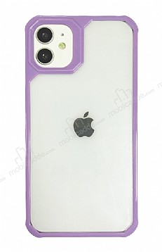 Eiroo Space iPhone 12 Mini 5.4 in Mor Rubber Klf