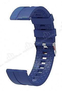 Eiroo Sport Huawei Watch GT 2 46 mm Lacivert Silikon Kordon