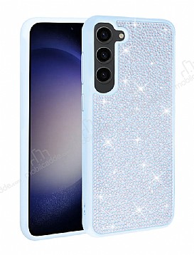 Eiroo Stone Sammsung Galaxy S23 Plus Tal Mavi Silikon Klf