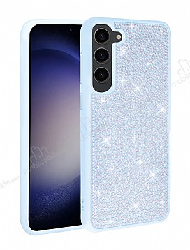 Eiroo Stone Sammsung Galaxy S23 Tal Mavi Silikon Klf