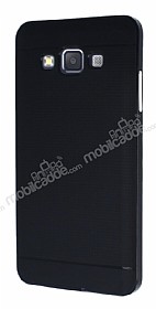Eiroo Stripe Samsung Galaxy A5 Siyah Kenarl Siyah Silikon Klf
