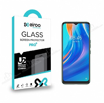 Eiroo Tecno Spark 7 Tempered Glass Cam Ekran Koruyucu