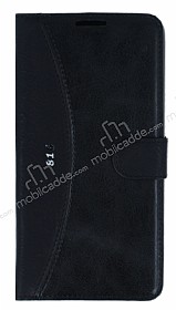 Eiroo Thunder HTC Desire 816 Standl Czdanl Siyah Deri Klf