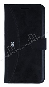 Eiroo Thunder LG G5 Standl Czdanl Siyah Deri Klf