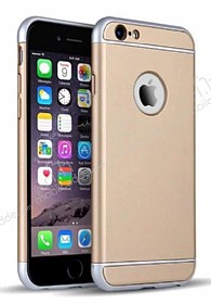 Eiroo Trio Fit iPhone 6 / 6S 3 1 Arada Gold Rubber Klf