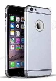 Eiroo Trio Fit iPhone 6 / 6S 3 1 Arada Silver Rubber Klf