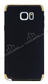 Eiroo Trio Fit Samsung Galaxy Note 5 3 1 Arada Siyah Rubber Klf