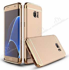 Eiroo Trio Fit Samsung Galaxy S7 Edge 3 1 Arada Gold Rubber Klf