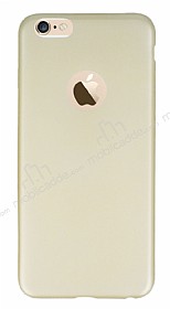 iPhone 6 Plus / 6 Plus Mat Gold Silikon Klf