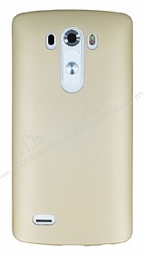 LG G3 Mat Gold Silikon Klf